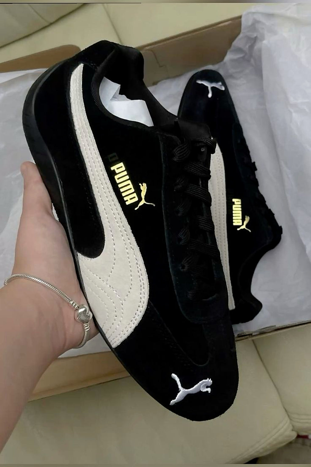 Puma Speedcat — Black / White
