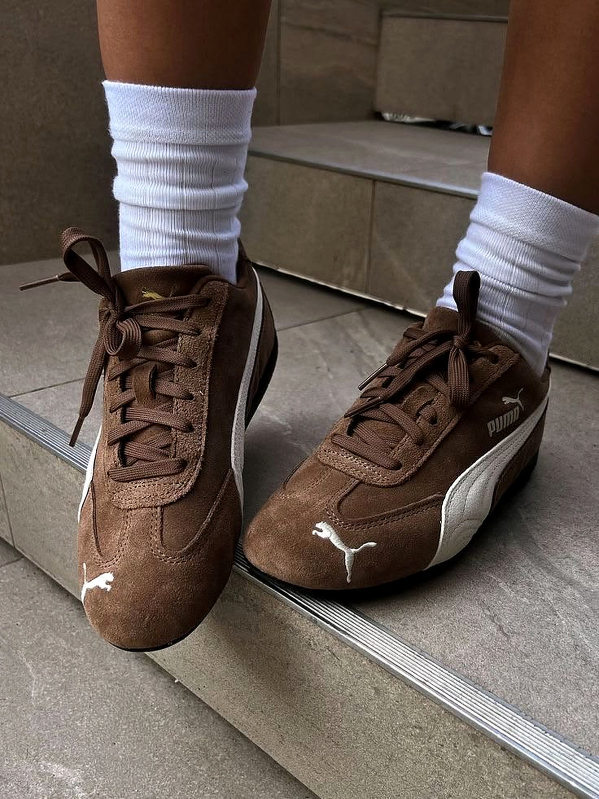 Puma Speedcat — Brown / White