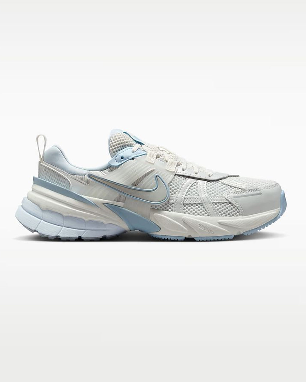 Nike V2K Run — Sail / Light Blue