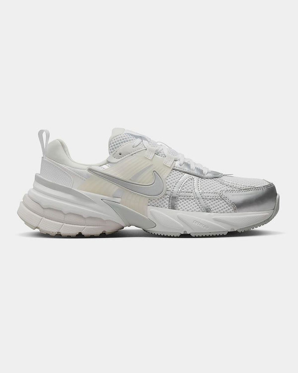Nike V2K Run — White / Metallic Silver
