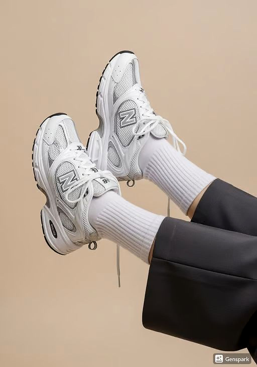 New Balance 530 — White / Silver
